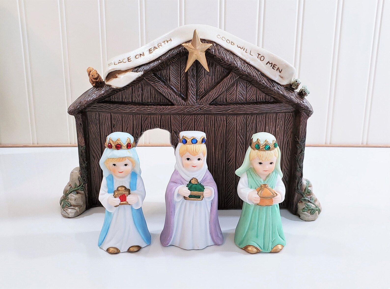 Vintage House of Lloyd Nativity Set Original Box Etsy