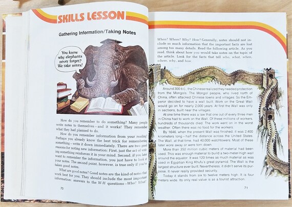 Vintage Reading Text Book Golden Voyages Home School Reading Textbook Reading Skills Reading Comprehension - 