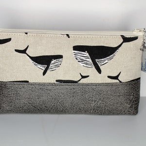 Stifttasche, Kosmetiktasche, Wale