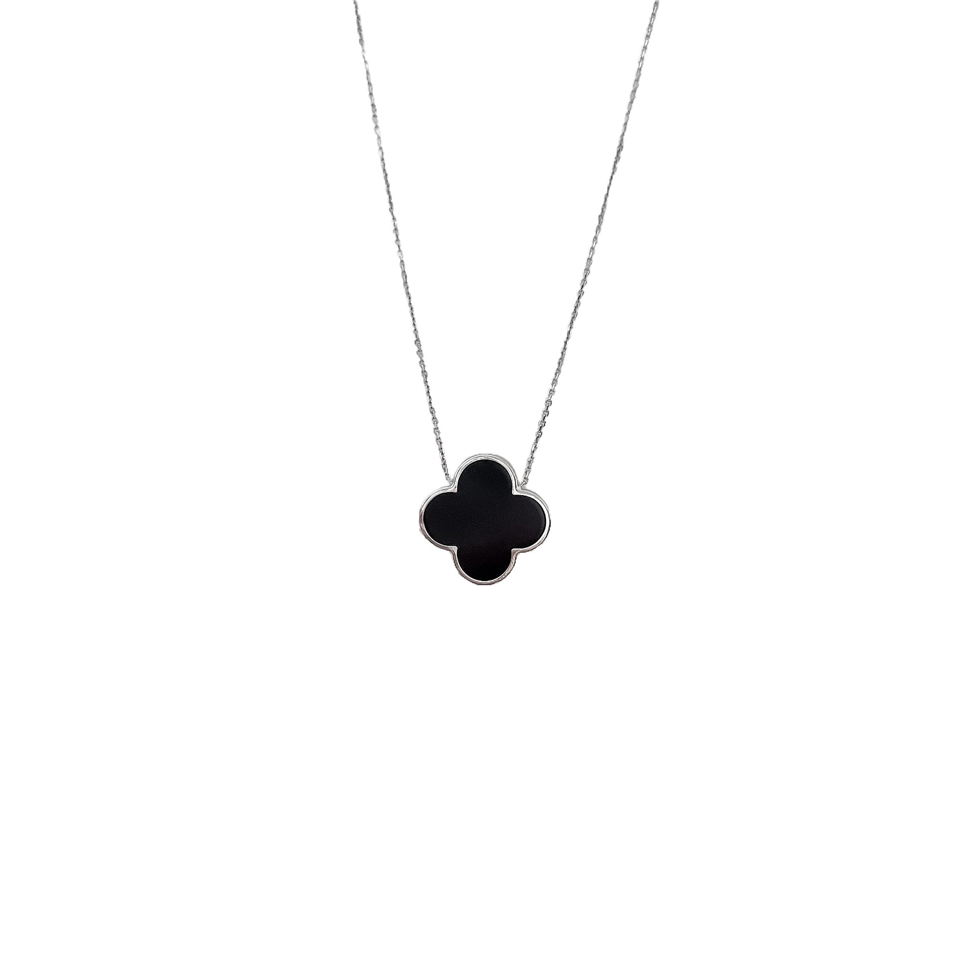 Large Black Cross. 925 Sterling Silver or Gold Plated Beautiful Classy Cross Chain Necklace.