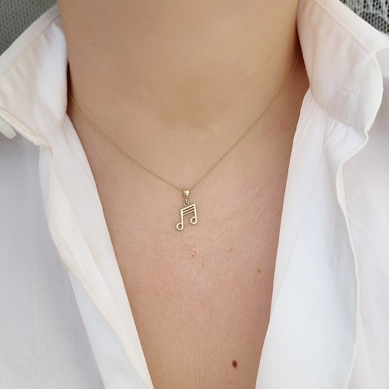 Gold Music Note - Etsy