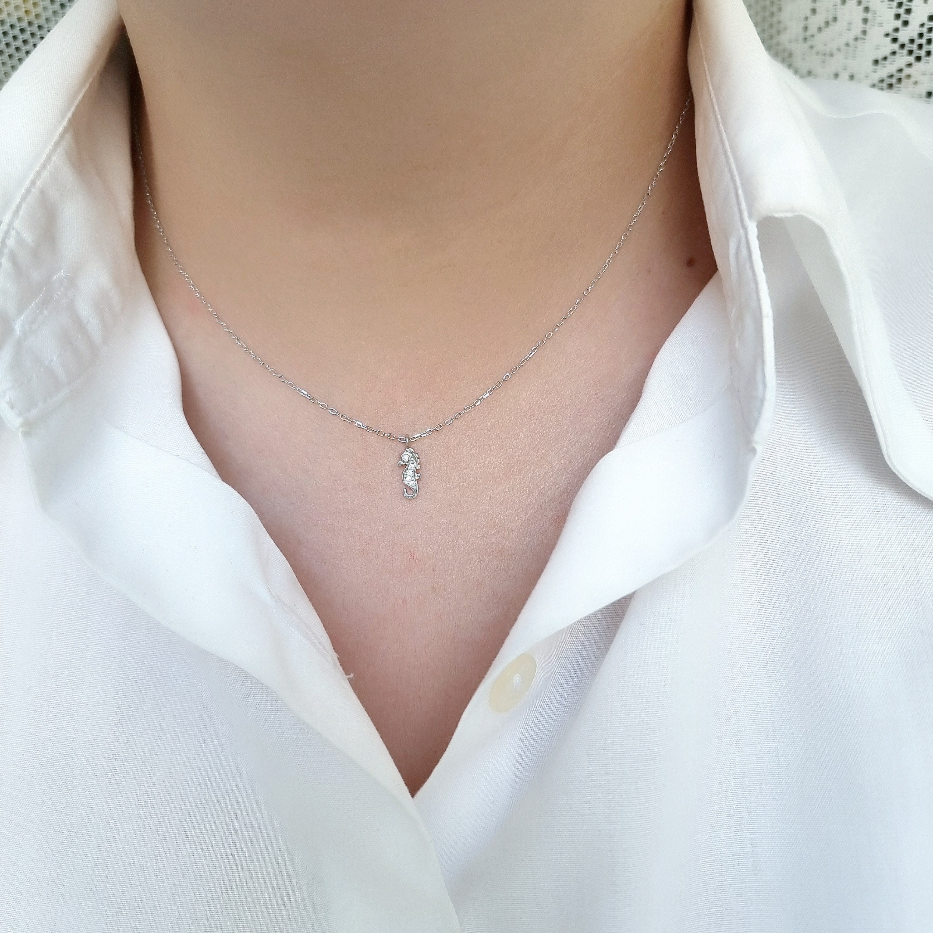 Collana ONEFINITY Oceano In Argento 925 – Ciondolo Sirena Su Luna, Regalo Per Donna