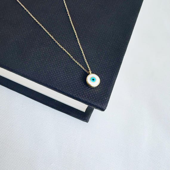 Ligh Blue Evel Eye Protection Necklace Ligh Blue Evel Eye Protection Necklace