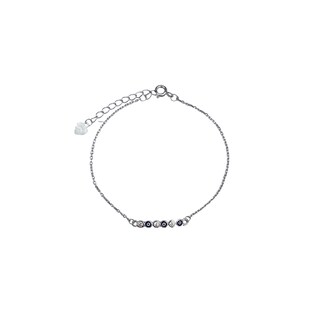 Bracciale Evil Eye In Argento Sterling 925 | Occhio Greco Turco Della Protezione | Gioiello Amuleto Uomo Donna | 23 Cm