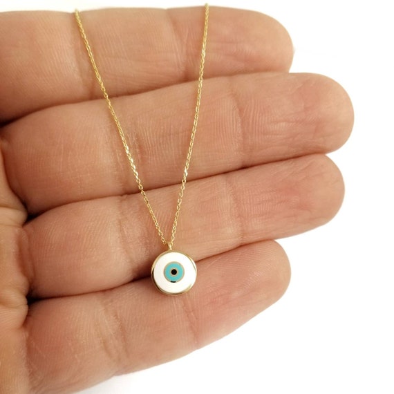 Etsy evil shop eye necklace