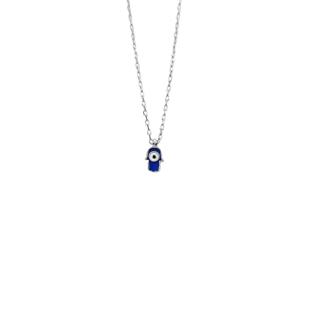 Collier pendentif mauvais œil, argent sterling 925 sur