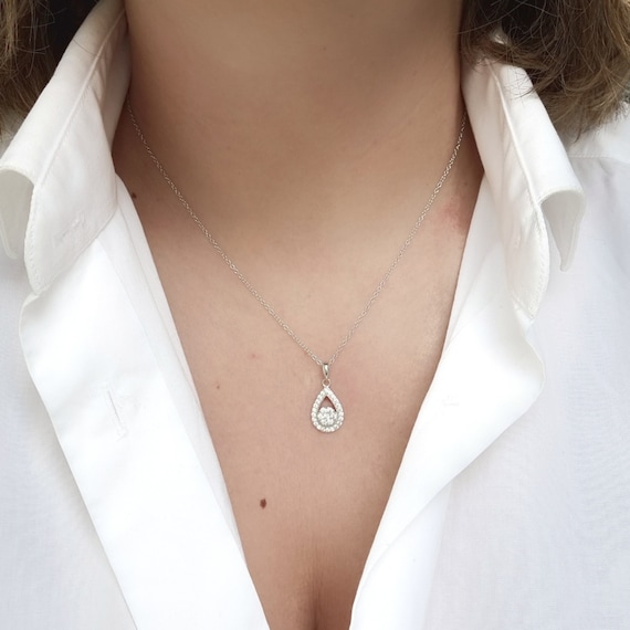 ☆Hei☆ sv925 plain cubic ribbon necklace HE24SPNSG665XXFR 925 Sterling Silver 16mm Plain Ball Pendant Necklace BIG
