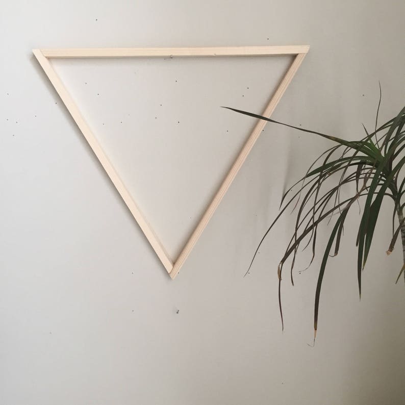 SMALL STYLE A Triangle Frame Hanging made to order Etsy