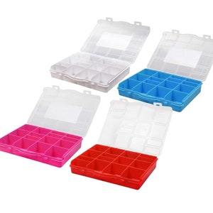 12 Pack: Bead Storage Box with 6 Container Stacks by Bead Landing™