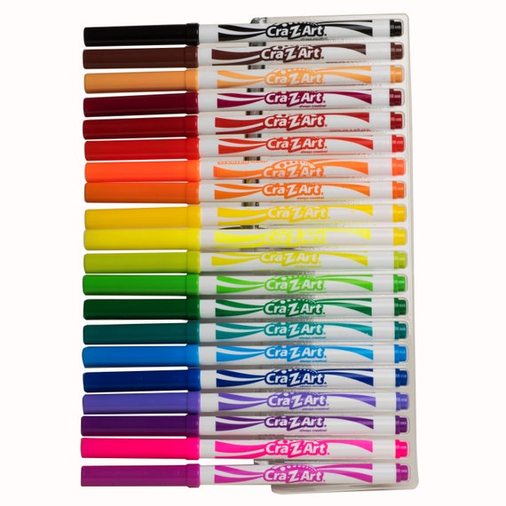 Bazic 8 Color Broad Line Mini Washable Markers