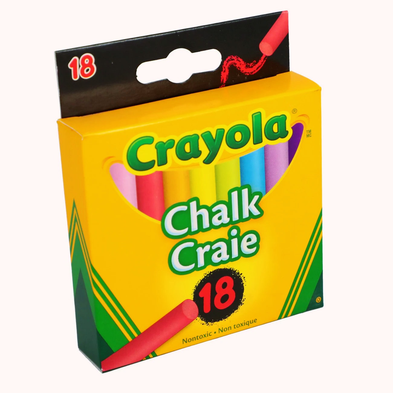 Crayola Colorful Chalk, 18 Count Multicolor Chalk