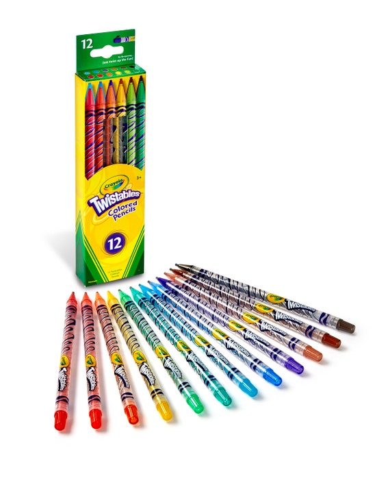 Crayola Twistables Colored Pencil Set, 12-colors, Ready to Ship