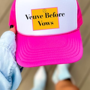 Veuve Vibes Only, Custom Snapback, Champagne Girls, Bachelorette Wknd, Boujee Bday, Champagne Trucker Cap, Bachelorette Gift, Pink Snapback