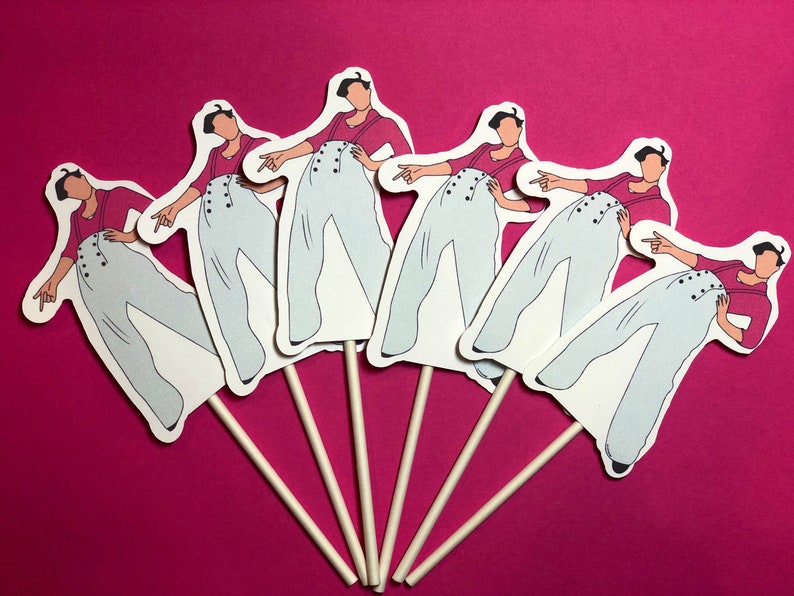 Fine Line Inspired Cupcake Toppers I Watermelon Sugar I Fine Line Inspired Cupcake Toppers I Watermelon Sugar I