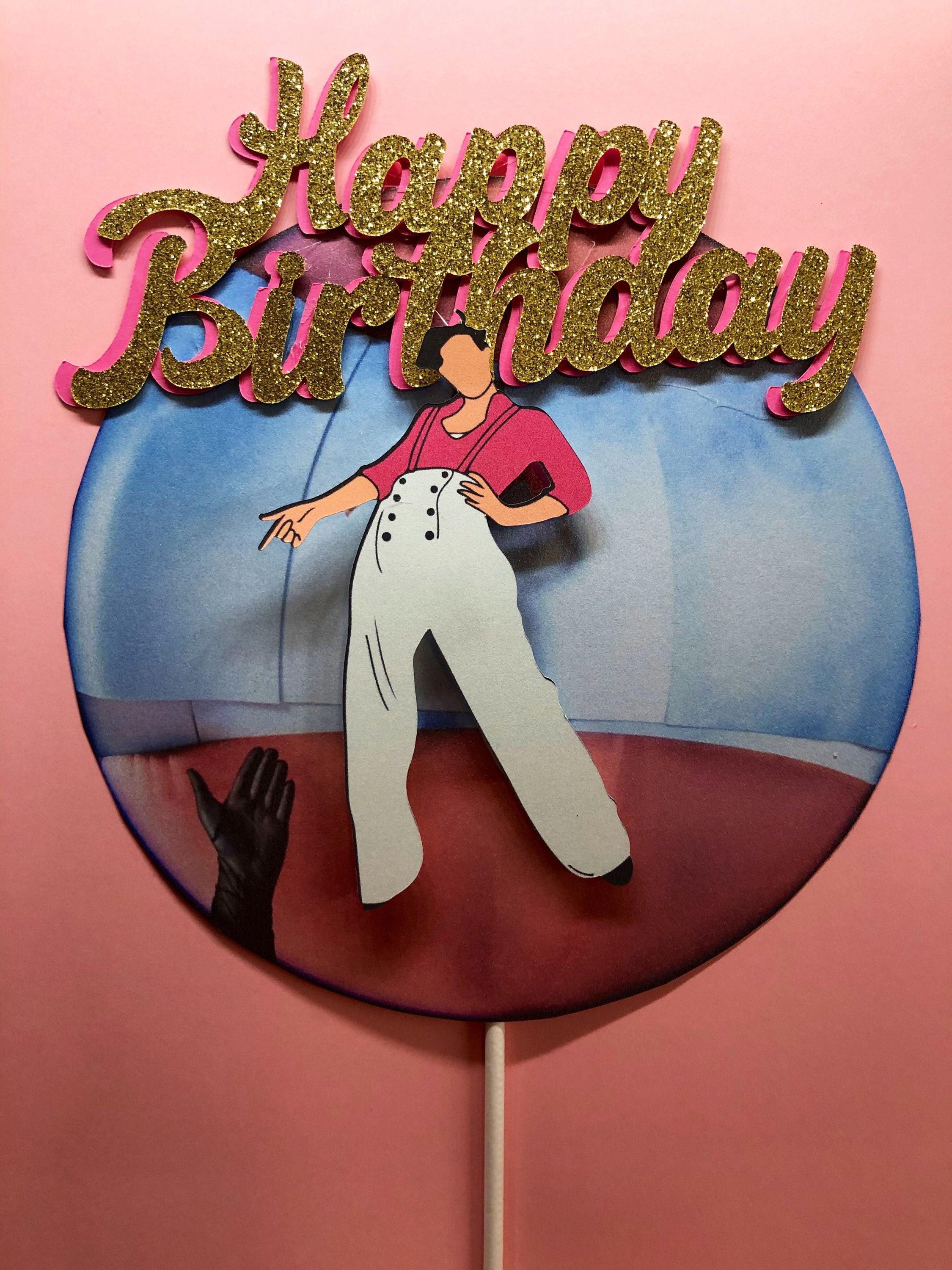 Harry Styles Fine Line Inspired Cake Topper Birthday Cake Etsy