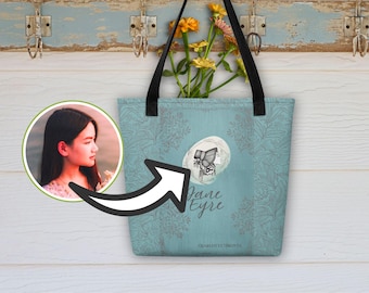 Personalized Jane Eyre Tote Bag | Brontë Sisters Gift