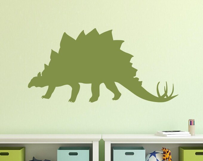 Stegosaurus Decal Dinosaur Wall Decal for Kids Room