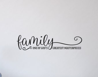 Family one of God's greatest masterpieces D01090