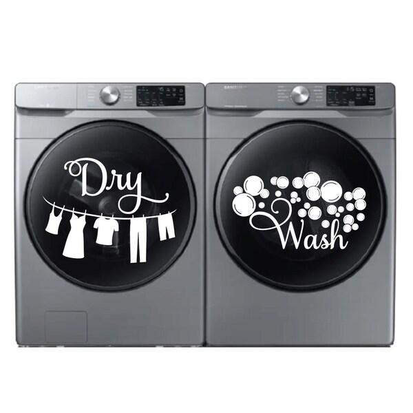 Wash Dry Decal - Etsy