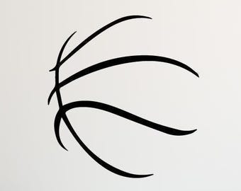 Basketball Wall Decal Sports Wall Art Boys Room Decor