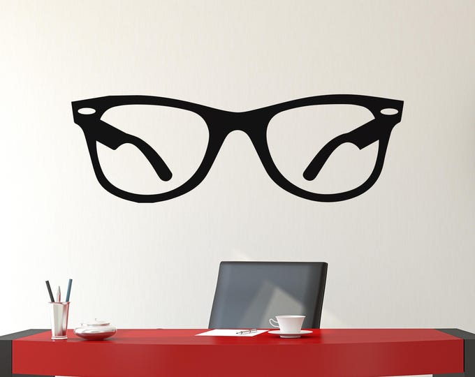 Glasses Wall Decal for Optometrist Decor Office