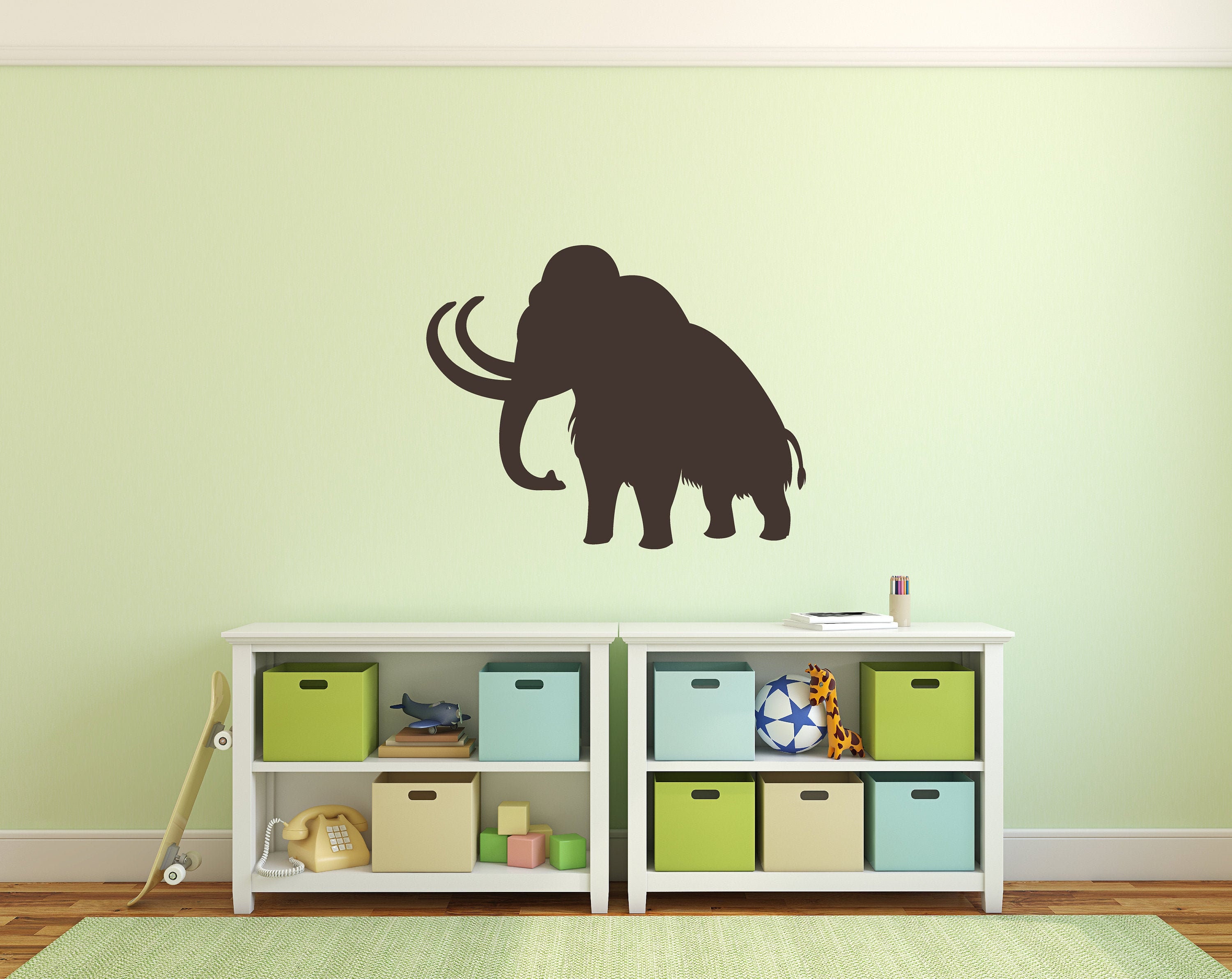 Woolly Mammoth Decal & Acrylic Blank COMBO