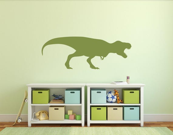 T Rex Wall Decal Dinosaur Silhouette for Kids Room
