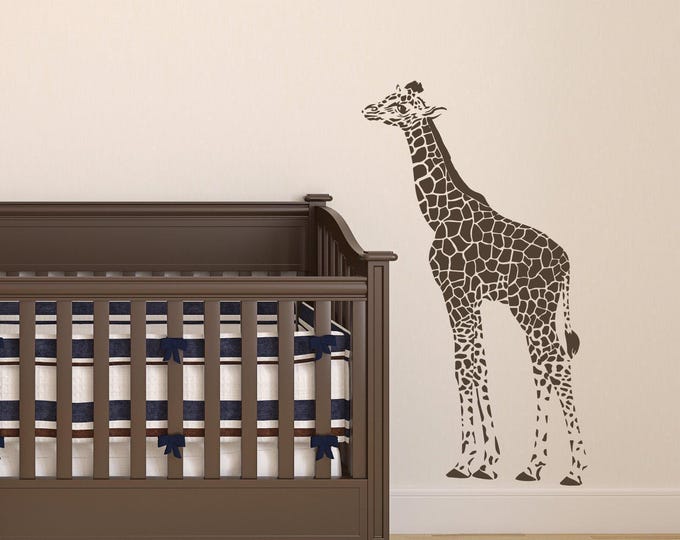 Giraffe Wall Decal Safari Nursery Animal Wall Art