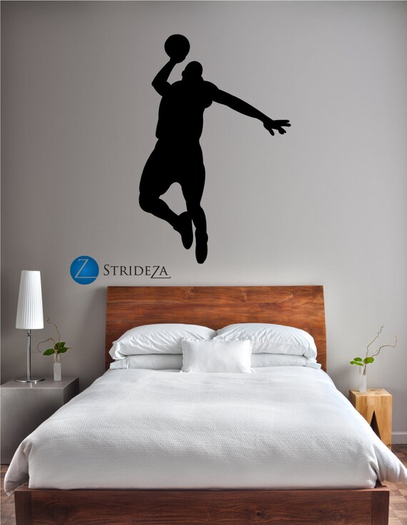 Basketball Decal Basketball Decor Basketball Wall Decal Basketball Decorations Basketball Wall Decor Basketball Art D00064