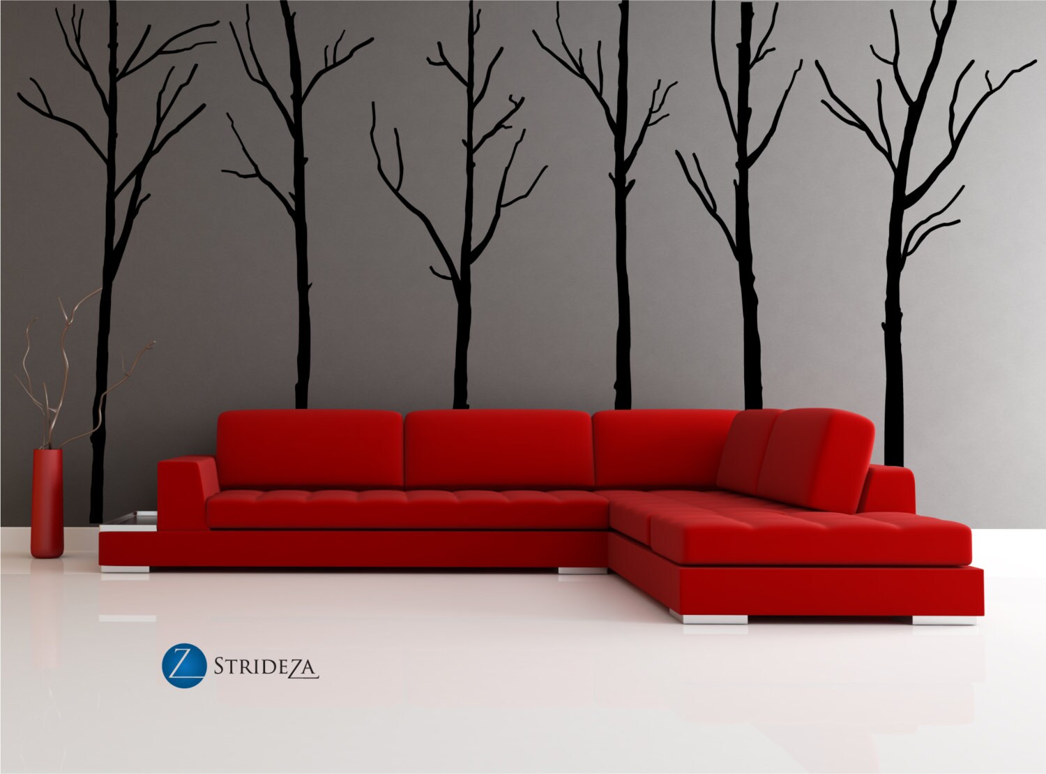 Tree Decal Tree Decal Nursery Tree Decor Tree Decal Wall Etsy