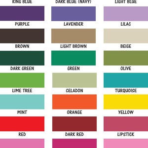 a color palette with various shades of grey, black, and metallic colors, along with labels for different types of paint colors. The colors may vary slightly depending on the monitor display settings.