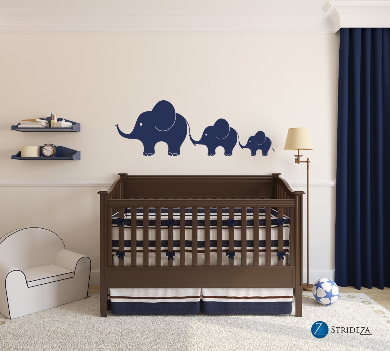 Elephant Decor Elephant Nursery Elephant Decal Elephant Etsy