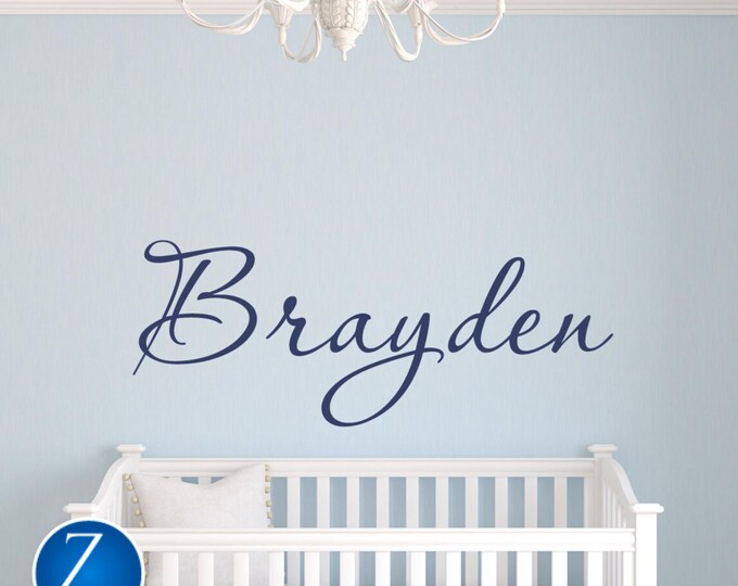 Custom Name Wall Decal – Nursery Decor, Personalized Vinyl Sticker