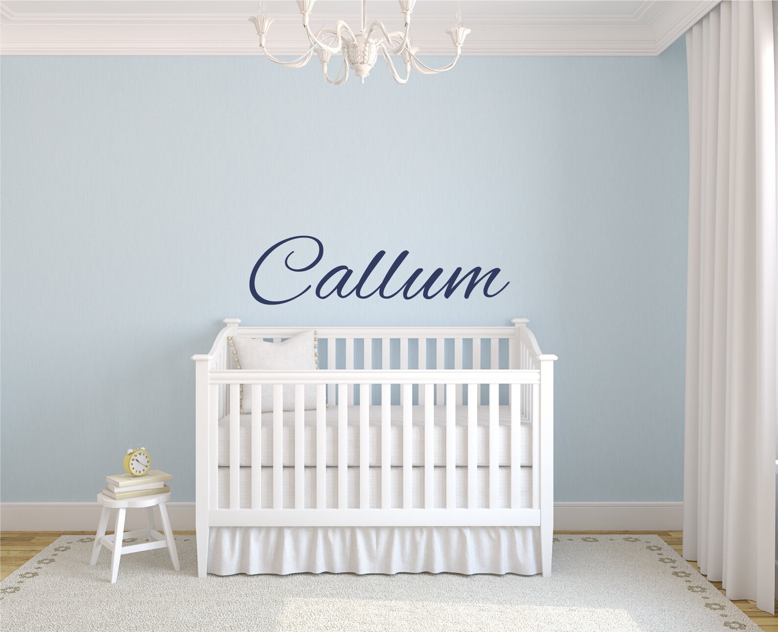Personalized Name Baby Boy Nursery Custom Name Decal Etsy