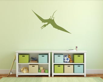 Pterodactyl Decal Dinosaur Wall Decal for Kids Room