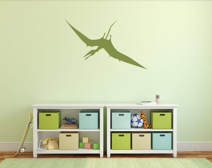 Pterodactyl Decal Dinosaur Wall Decal for Kids Room