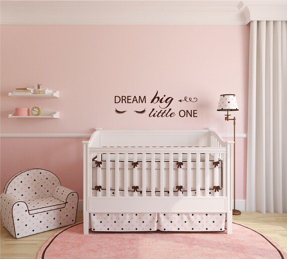 Baby girl room decor dream big wall decal gifts for girls Etsy