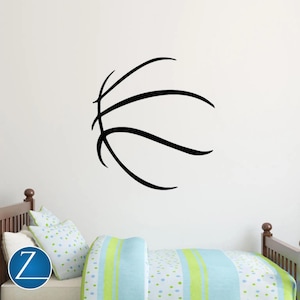 Basketball Wall Decal: Boys Room Decor