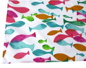 Dish towel nordic style "Rainbow Fish" Tablemat