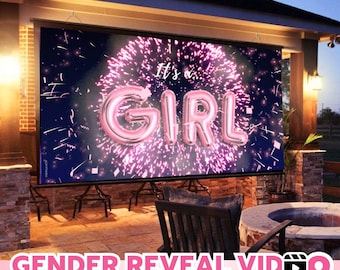 INSTANT ACCESS GIRL Video digital announcement movie| Wall projection Instant Messaging | Fireworks