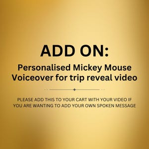 AGGIUNGI Voiceover per il video di presentazione del viaggio