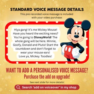 Orlando Florida Magical Theme Park Vacation Reveal Video | Personalized Family Trip Surprise | Custom Editable Instant Download image 3