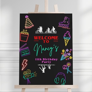 ANY TEXT Birthday Sign | Birthday Welcome Sign Editable Template | Instant Download