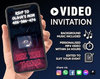 Super Scary Halloween Party Video Invite | Adult Halloween Video Invite | Video Invitation | Dark Invite | With Music | Zombies, Monsters