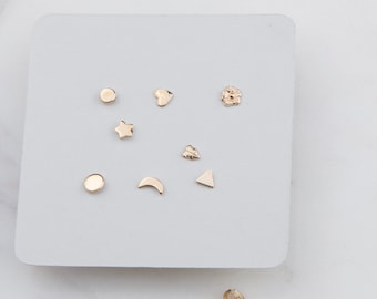 gold filled stud earrings