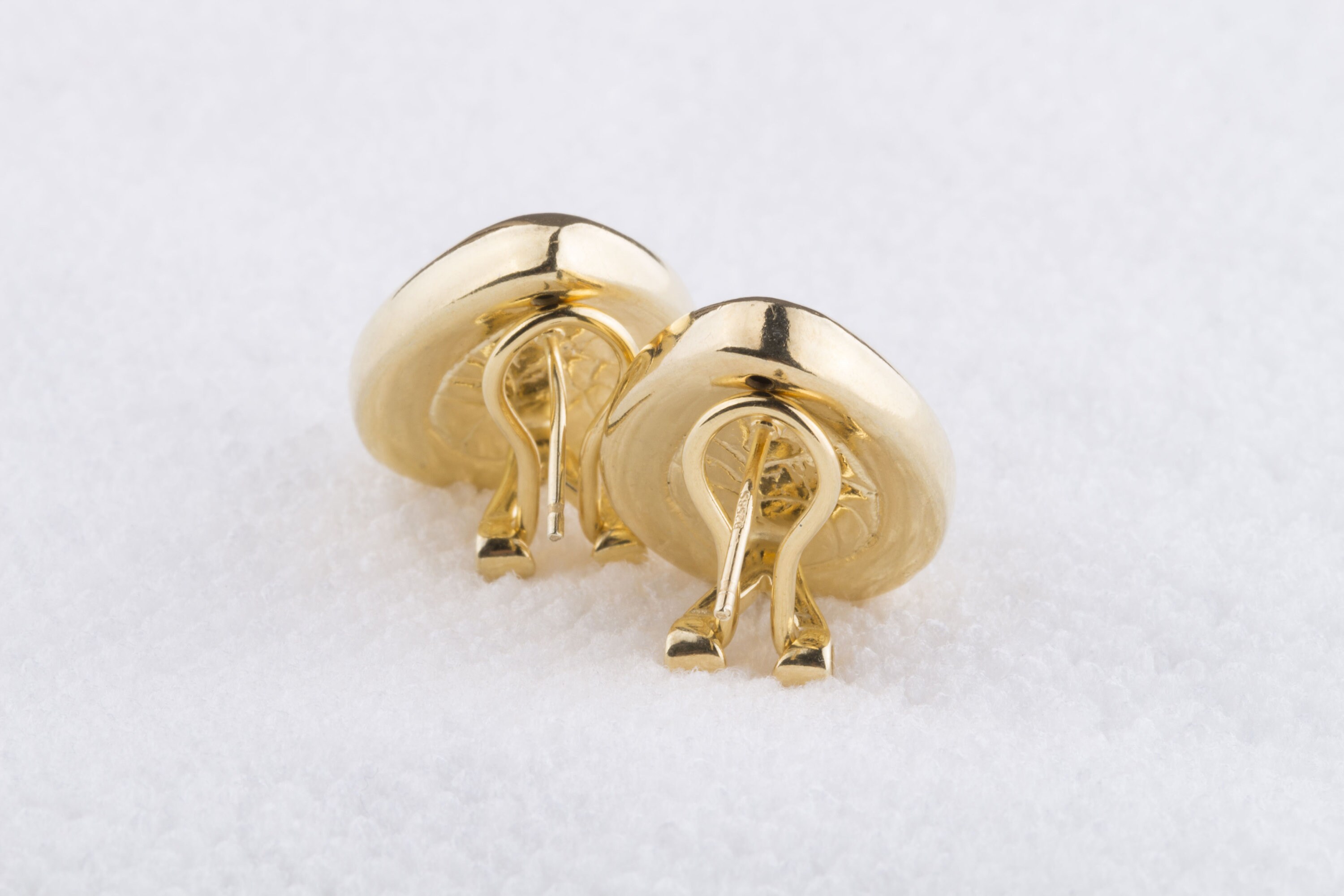 Bold French Clip Earrings ,gold Electro Sterling Earrings,trendy 