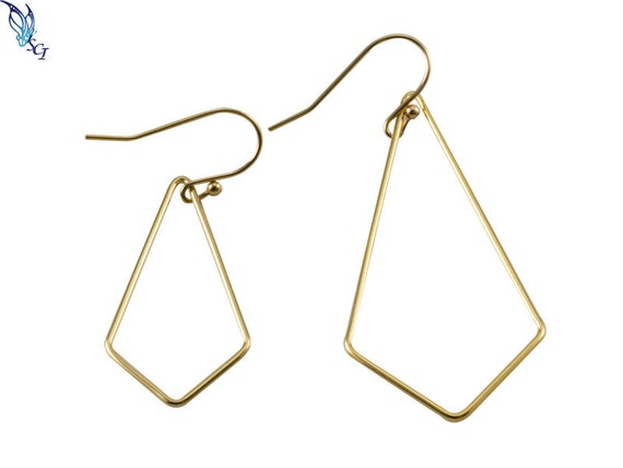 geometric kite earrings
