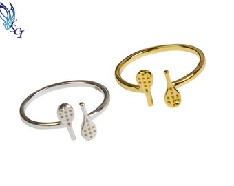 Anel Midi Ajustável para Raquete de Tênis Twin, Anel Ajustável para Raquete de Tênis, Anel Duplo para Raquete de Tênis, Anel Ajustável para Raquete de Tênis, Anel Midi, SR251
