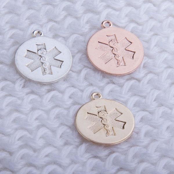 Medical Alert Charm - Etsy