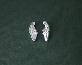 Sterling Silver mamma con bambino fascino, Baby Shower, ciondolo, collana, festa della mamma, regali per lei, bracciale, gioielli, mamma, maternità, madre